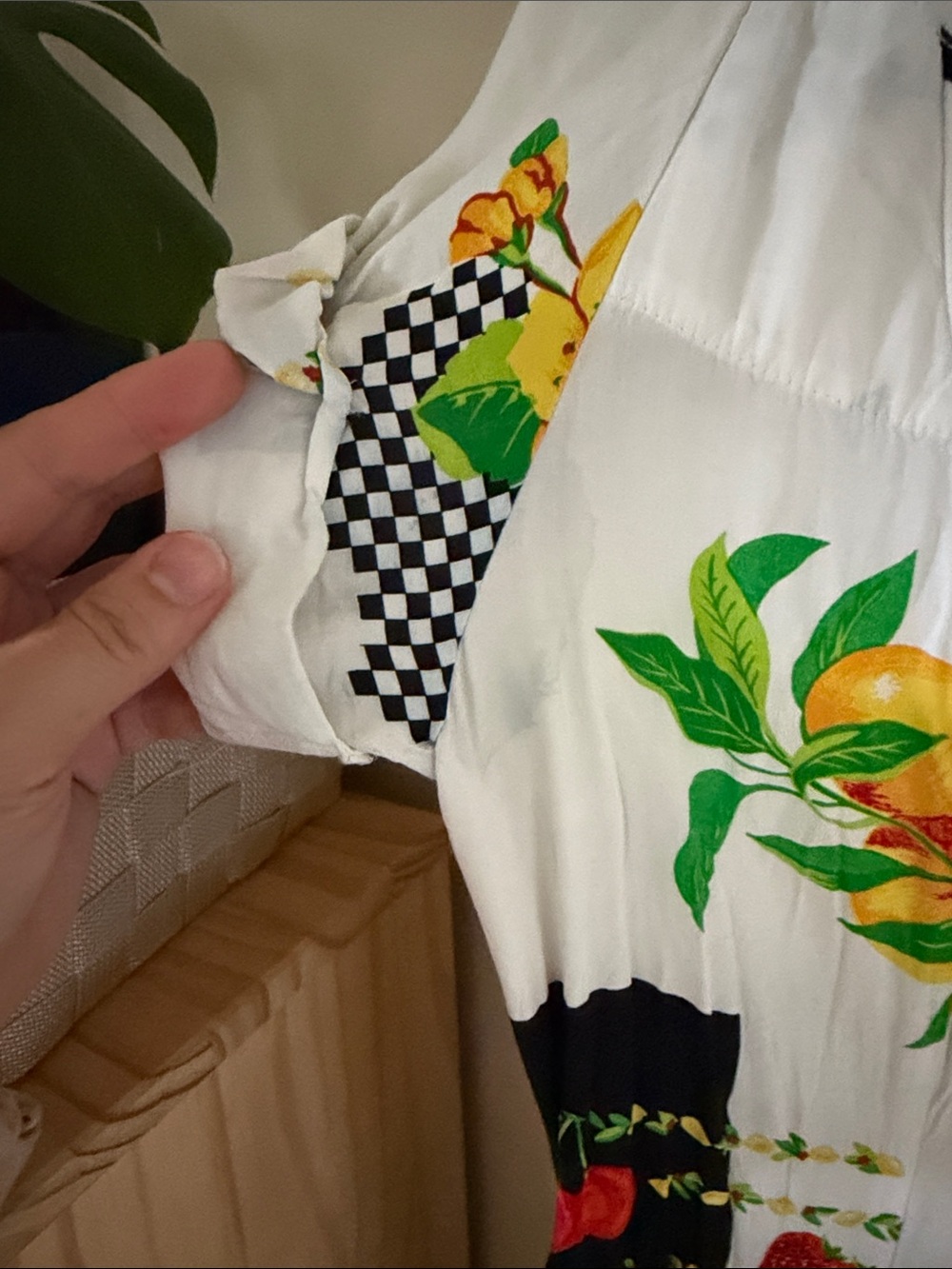 Vintage 90s fruit button up dress - Picture 8 of 8